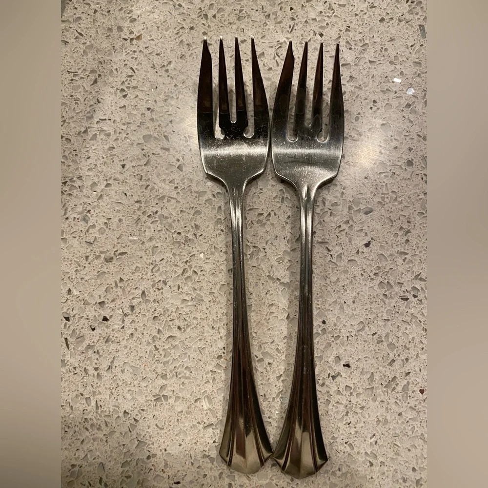 Oneida Rushmore Stainless Steel Salad Fork - Silver — set of 2